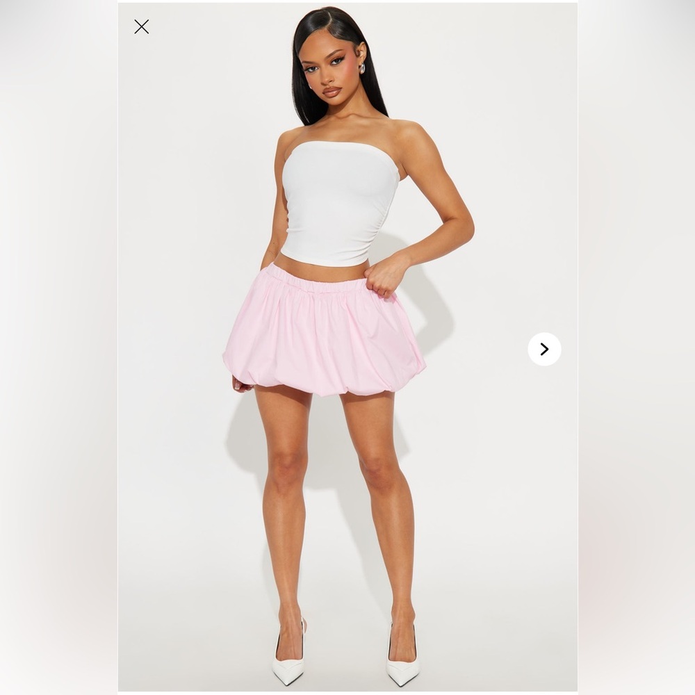 Pink Bubble Skort